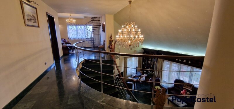 Voluntari vila 5 camere 3 bai S+P+1E+M, mobilata complet, terasa