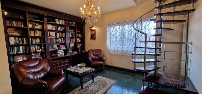 Voluntari vila 5 camere 3 bai S+P+1E+M, mobilata complet, terasa