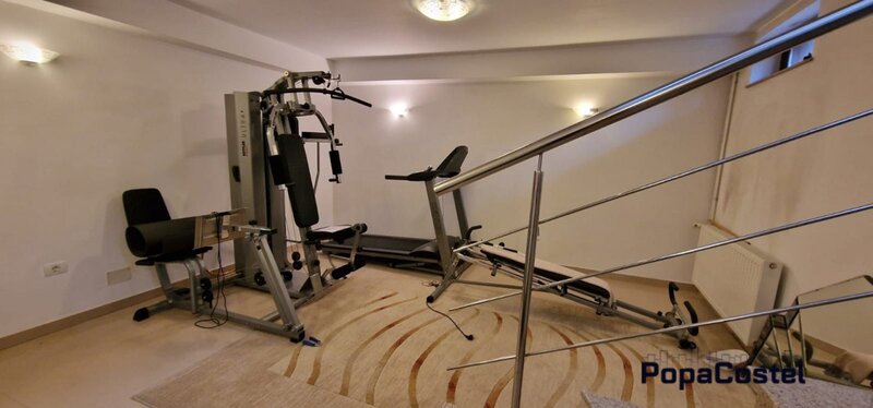 Voluntari vila 5 camere 3 bai S+P+1E+M, mobilata complet, terasa